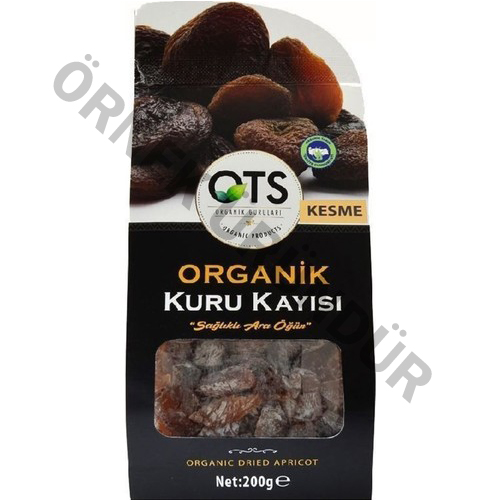 Ots Organik Kesme Kuru Kayısı 200 Gr